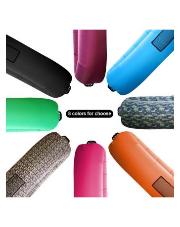 Colchones Inflables Hangout Silla Air Sofa Bolsa De Camping Al Aire Libre Dormir Sofá Cama Perezoso Con Bolsillo - Envío Gratuit