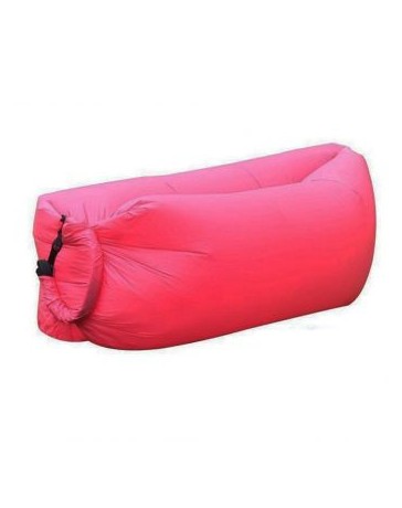 Portable al aire libre inflable Sofá / cama de playa / Camping / picnic Saco de dormir rosada - Envío Gratuito