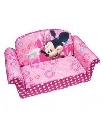 Sofa Cama Infantil Sillon Niña Minnie Mouse - Envío Gratuito