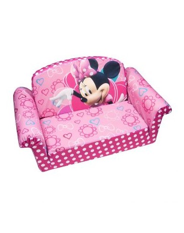 Sofa Cama Infantil Sillon Niña Minnie Mouse - Envío Gratuito