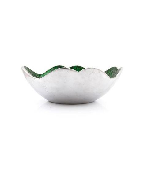 Style My Way Handcrafted Round Shape Green Serving Bowl - Envío Gratuito