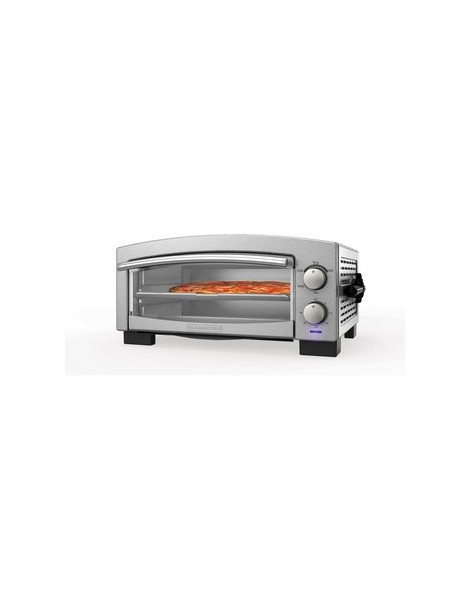 Horno Eléctrico para Pizzas de hasta 12" y Snacks Black & Decker P300SD-Blanco - Envío Gratuito