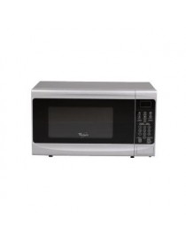 Microondas Whirlpool 0.7 Pies Cúbicos 1050 Watts-Plata con Negro - Envío Gratuito