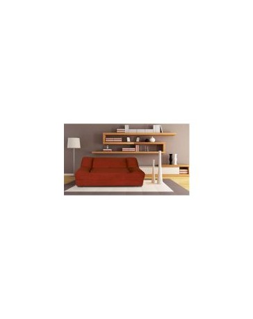 T - Sofá Cama Futon Liviana 3 Posiciones-Ladrillo - Envío Gratuito