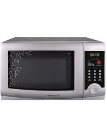 HORNO MICROONDAS 0.7P3 SILVER DISEÑO FLORAL DAEWOO KOR6LZSA - Envío Gratuito