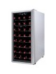 Frigobar Cava De Vinos 32 Botellas Luz Led Puerta De Vidrio - Envío Gratuito