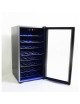 Frigobar Cava De Vinos 32 Botellas Luz Led Puerta De Vidrio - Envío Gratuito