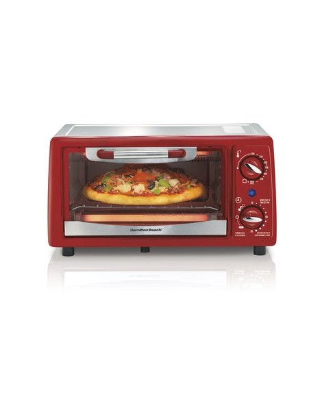 HORNO TOSTADOR H.B. ROJO 31133 4 REB - Envío Gratuito