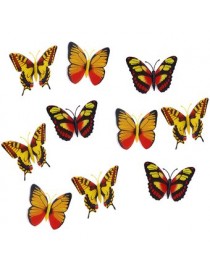 MagiDeal 10pcs Imanes Mariposas Artificiales Para La Decoración Del Hogar - Envío Gratuito