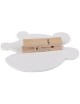 Generic 4pcs Clips De Madera Clavijas Clips 8cm Artesanía Bebé Ducha Pinza De La Ropa Rosa De La Foto - Envío Gratuito