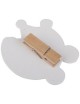 Generic 4pcs Clips De Madera Clavijas Clips 8cm Artesanía Bebé Ducha Pinza De La Ropa Rosa De La Foto - Envío Gratuito