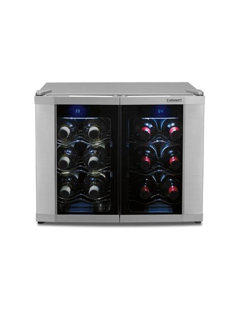 CUISINART 12 BOTTLE DUAL WINE CELLAR - Envío Gratuito