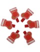 Generic 6x Navidad Clips De Madera Clavijas Titular De La Tarjeta De Navidad De Decoración Calcetines De Navidad - Envío Gratuit