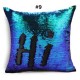 Sofá Cama Decoración Mermaid Sequins Throw Funda De Almohada Glitter Funda De Cojín - Envío Gratuito