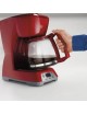 CAFETERA PROCTOR SILEX 43673 ROJA 12 TZA PROGRAMABLE - Envío Gratuito