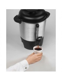 Cafetera Eléctrica Profesional Hamilton Beach 40 Tazas Modelo - Plata - Envío Gratuito