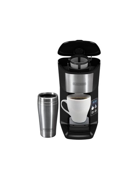 Cafetera Programable De Una Taza Para Llevar CM625B Black & Decker - Negro - Envío Gratuito