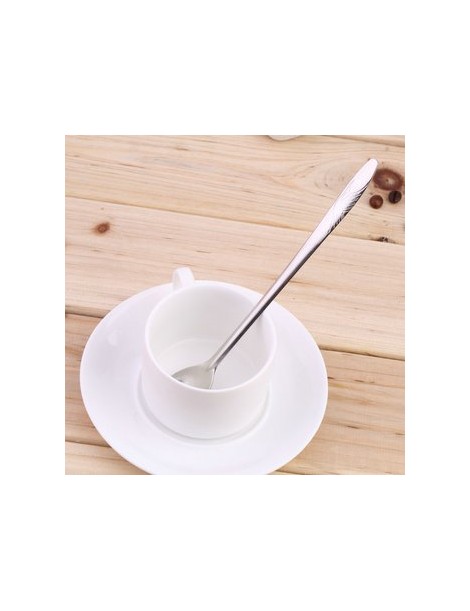 EW De mango largo de acero inoxidable de mezcla Cuchara para el café helado Cubiertos Cucharas - Envío Gratuito