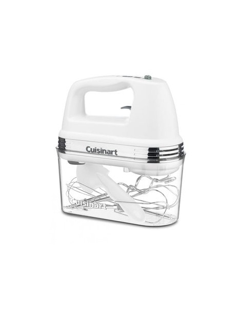 CUISINART POWER 9-SPEED HAND MIXER WHITE W/ CASE - Envío Gratuito