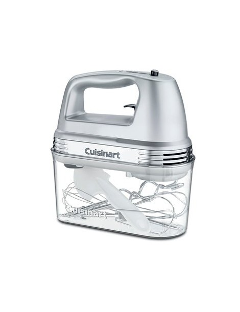 CUISINART POWER 9-SPEED HAND MIXER CHROME W/ CASE - Envío Gratuito