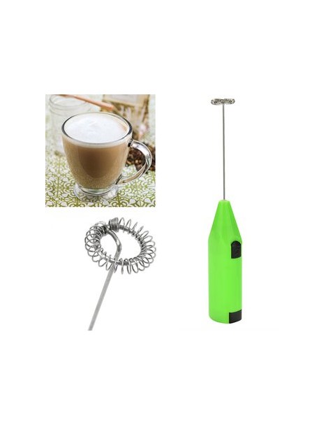 Mini Mezclador Eléctrico Agitador De Cocina Leche Frother Café Huevo(verde) - Envío Gratuito