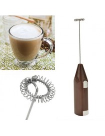 Mini Mezclador Eléctrico Agitador De Cocina Leche Frother Café Huevo(marrón) - Envío Gratuito