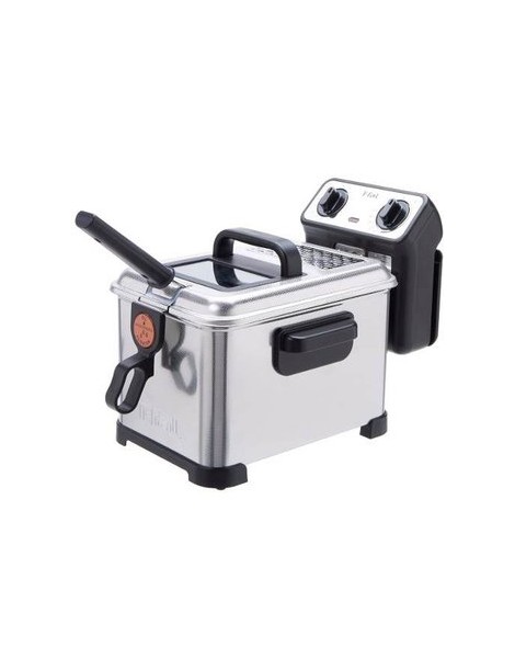 Freidora T-Fal Fr404653 Inmersión Filtra Pro Inox-T-Fal-Acero Inoxidable Texturizado - Envío Gratuito