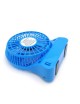 Mini USB Fan LED Soplador Portátil Aire Acondicionado Escritorio Bolsillo Móvil Batería Ventilador Eléctrico （Azul） - Envío Grat