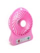 Mini USB Fan LED Soplador Portátil Aire Acondicionado Escritorio Bolsillo Móvil Batería Ventilador Eléctrico （Rosado） - Envío Gr