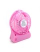 Mini USB Fan LED Soplador Portátil Aire Acondicionado Escritorio Bolsillo Móvil Batería Ventilador Eléctrico （Rosado） - Envío Gr