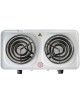 Parrilla Eléctrica Doble MAYWARE Doble HY2000A 2000 W -Blanca - Envío Gratuito