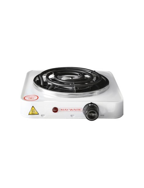 Parrilla ElÃ©ctrica MAYWARE Individual 1000 W -Blanca - Envío Gratuito