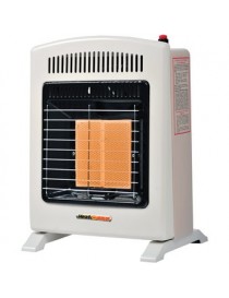 Calefactor de Ambiente Heat Wave HG2W Gas Natural 2 Radiantes-Marfil - Envío Gratuito