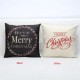 Hot decoraciones de Navidad para la Navidad Letra Inicio de la vendimia Sofá cama Almohada Decoración Navidad - Envío Gratuito