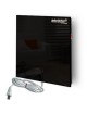 Calefactor de Pared Ultradelgado de Vidrio Cristal Negro 60x60cm 330w CalorSolar CERATI 342CaSol-N -Negro - Envío Gratuito