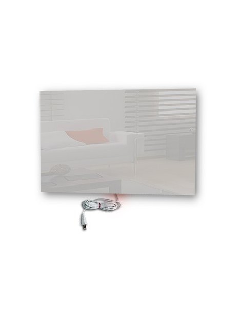 Calefactor de Pared Ultradelgado de Vidrio Cristal Blanco 90x60cm 550w CalorSolar CERATI 343CaSol-B3 -Blanco - Envío Gratuito