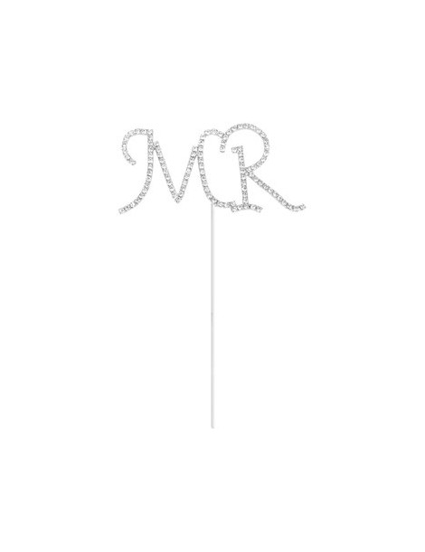 Generic "MR" Pastel Topper Tarta Adorno Cristal Rhinestone Boda Aniversario Decorar - Envío Gratuito