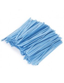 Generic 500 Pcs Precintos Para Bolso De La Boda Partido Del Caramelo Violonchelo O El Uso General - Azul - Envío Gratuito