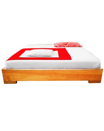 Base de Cama Queen Size Sabadell-Cerezo Americano - Envío Gratuito