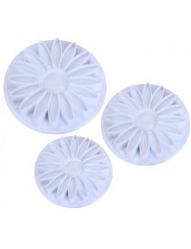 Generic 3pcs Girasol Gerbera Fondant Pastel De Fresa émbolo - Envío Gratuito