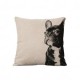 MagiDeal 45 * 45 Cm De Algodón Perro Caso De La Cubierta Del Amortiguador De Lino Almohada Sofá Cama Preciosa Decoración - Envío