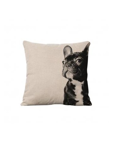 MagiDeal 45 * 45 Cm De Algodón Perro Caso De La Cubierta Del Amortiguador De Lino Almohada Sofá Cama Preciosa Decoración - Envío