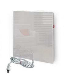 Calefactor de Pared Ultradelgado de Vidrio Cristal Blanco 60x60cm 330w CalorSolar CERATI 342CaSol-B -Blanco - Envío Gratuito