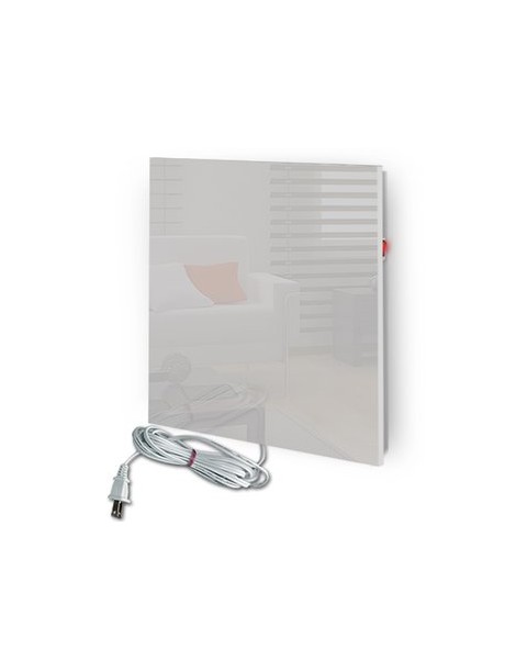 Calefactor de Pared Ultradelgado de Vidrio Cristal Blanco 60x60cm 330w CalorSolar CERATI 342CaSol-B -Blanco - Envío Gratuito