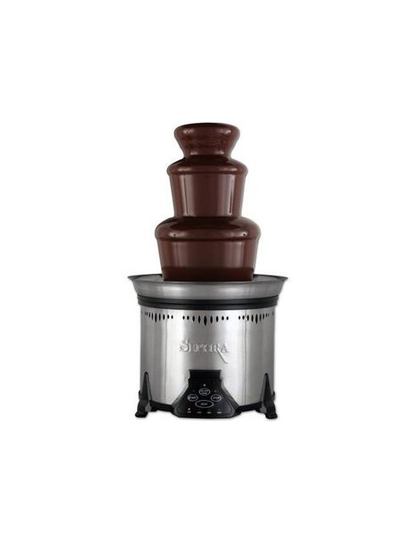 Fuente de chocolate Capacidad de 6 libras, acero inoxidable Sephra CF18M-SST Elite - Envío Gratuito