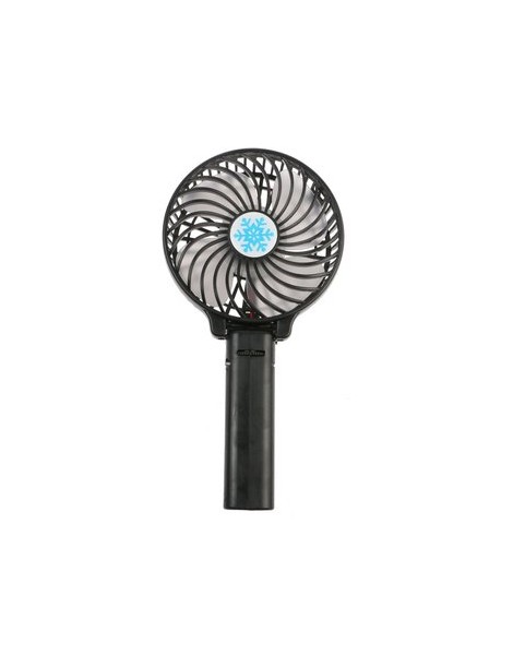 Mini USB portátil del ventilador del Plegable velocidad ajustable recargable portátil -- Negro - Envío Gratuito