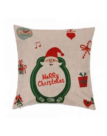 Navidad De Los Alces De La Vendimia Ciervos Santa Claus Cojín Sofá Cama Inicio Funda De Almohada Decoración - Envío Gratuito