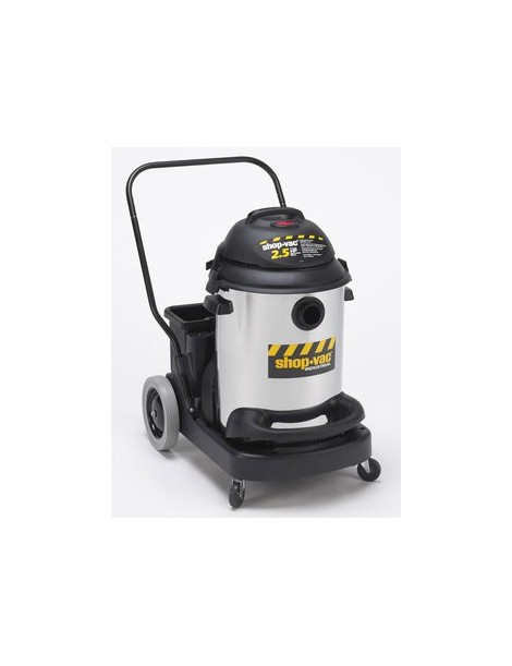 Aspiradora Industrial ShopVac Stainless Steel 15 Galones 2.5 HP-Acero Inoxidable con Negro - Envío Gratuito