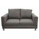 Love Seat Moderno Creed Fabou Muebles - Gris - Envío Gratuito