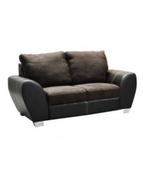 Love Seat Moderno Bronte Fabou Muebles - Cafe - Envío Gratuito